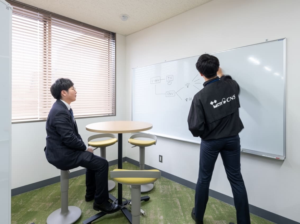 立ちミーティングエリア
